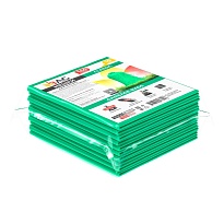 Мешки для мусора 160 л, зеленые, в пачке 10 шт., ПВД, 40 мкм, 900х1100 мм, i-Bag в Казани