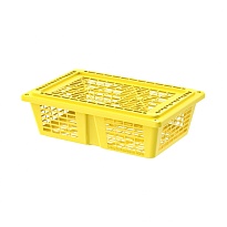 Ящик продуктовый универсальный желтый в Казани