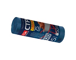 Мешки для мусора 120 л, трехслойные, синие, в рулоне 5 шт., ПВД, 75 мкм, 1100х700 мм, GRIFON PROFF СТРОЙКА, 101-521 в Казани