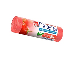 Мешки для мусора 60 л, ароматизированные, Клубника, красные, в рулоне 20 шт., ПНД, 9 мкм, 650х550 мм, GRIFON Aroma, 101-023 K в Казани Мешки для мусора 60 л, ароматизированные, Клубника, красные, в рулоне 20 шт., ПНД, 9 мкм, 650х550 мм, GRIFON Aroma, 101-023 K