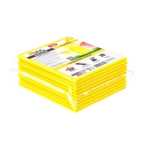 Мешки для мусора 160 л, желтые, в пачке 10 шт., ПВД, 40 мкм, 900х1100 мм, i-Bag в Казани Мешки для мусора 160 л, желтые, в пачке 10 шт., ПВД, 40 мкм, 900х1100 мм, i-Bag