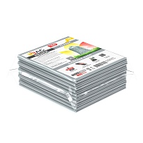 Мешки для мусора 160 л, светло-серые, в пачке 10 шт., ПВД, 40 мкм, 900х1100 мм, i-Bag в Казани